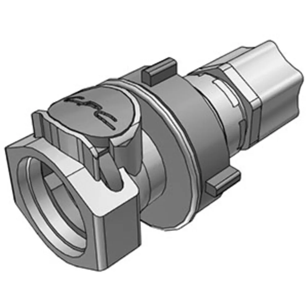 1/2 JACO Valved Panel Mount Polypropylene Body