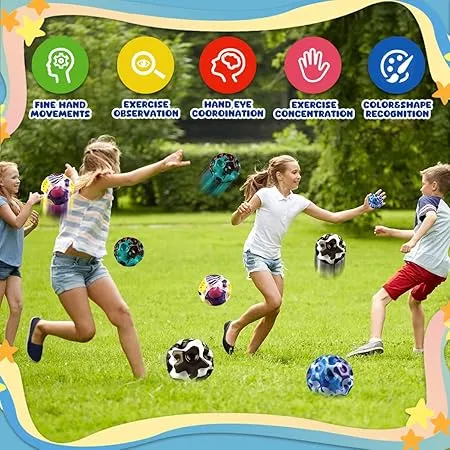 1Pc Space Colorful Bouncing Ball