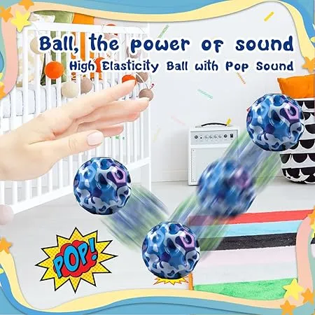 1Pc Space Colorful Bouncing Ball