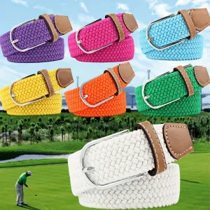 1pc Unisex Golf Belt Candy Color Canvas for MenWomen