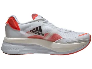 Adidas Mens Adizero Boston 10 Shoes - White/Black/Red