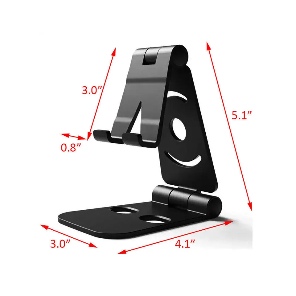 Adjustable Phone Tablet Desktop Stand Desk Holder Mount Cradle for iPhone iPad