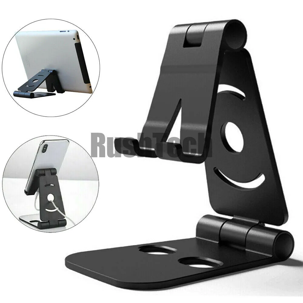 Adjustable Phone Tablet Desktop Stand Desk Holder Mount Cradle for iPhone iPad