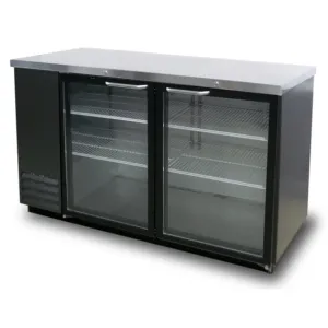 Akita AGBB-59 59'' Glass Door Back Bar Refrigerator