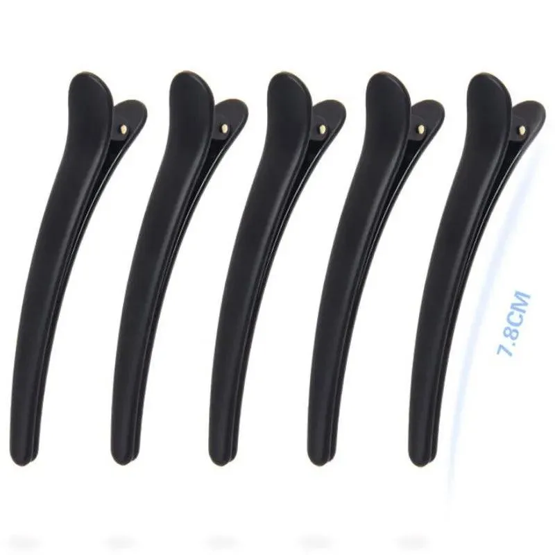 Alligator Hair Clips: Stylish Black Hairpins for Effortless Styling