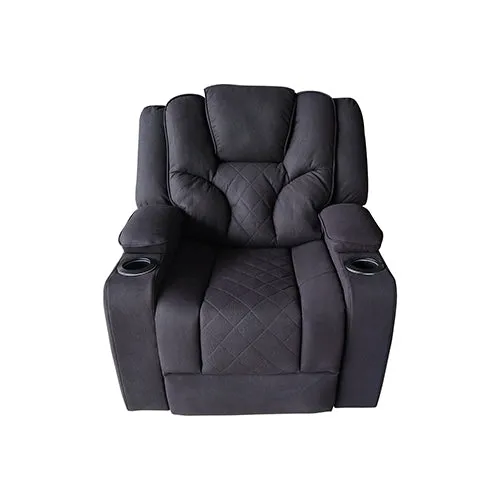 Arnold Recliner Rinho Leather 1R Black