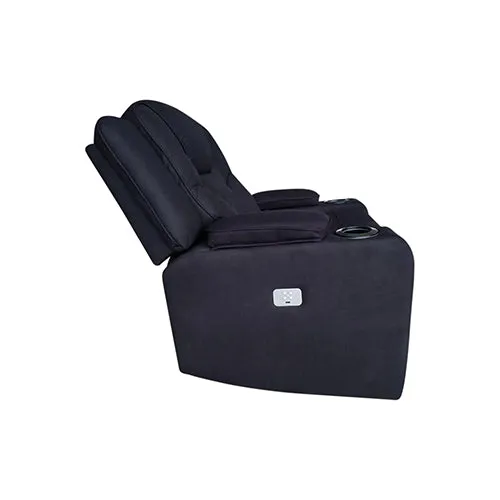 Arnold Recliner Rinho Leather 1R Black