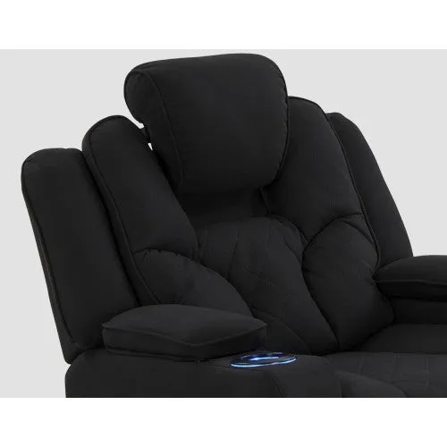 Arnold Recliner Rinho Leather 1R Black