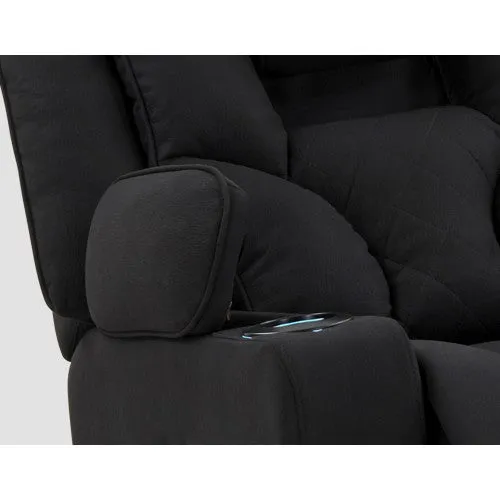 Arnold Recliner Rinho Leather 1R Black