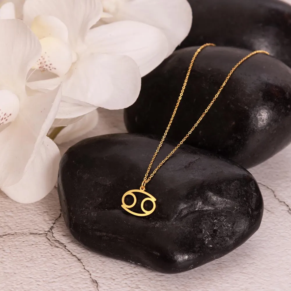 Astrology Gift for Women: CANCER Zodiac Sign Pendant - Perfect Horoscope Jewelry