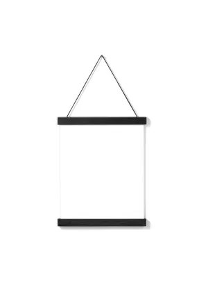 Black Oak Poster Hanger, 8 in | 20 cm