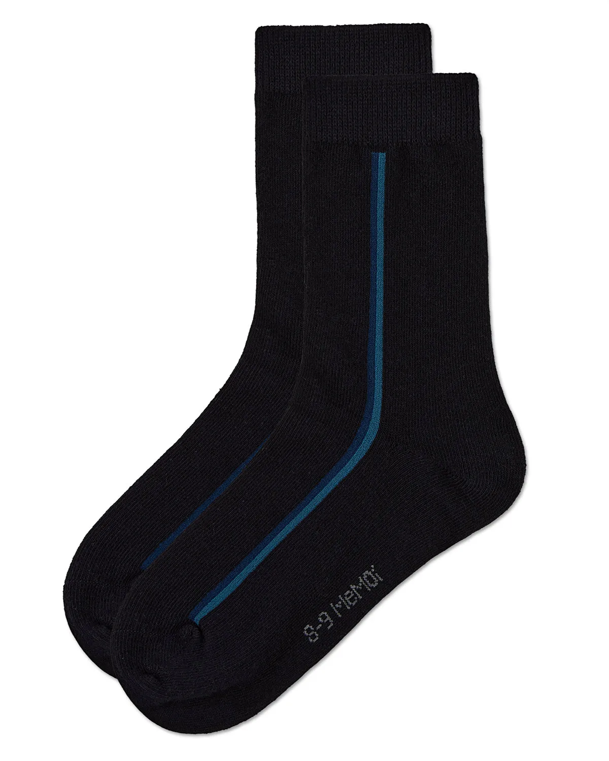 Boys' Dual Line Crew Socks