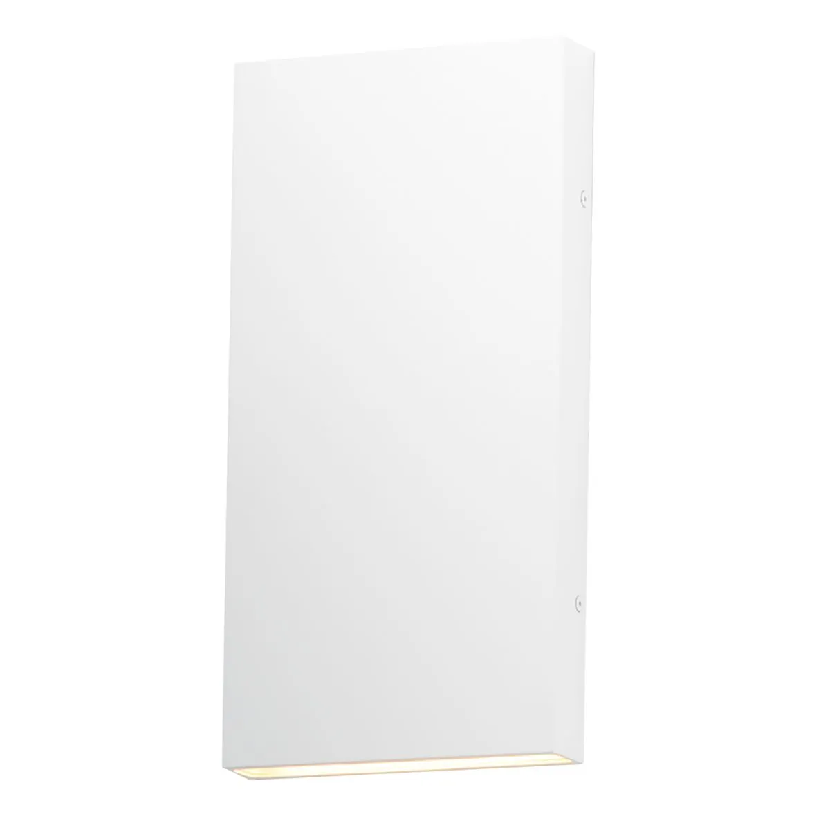 Brik 14 in. 2 Lights LED Outdoor Wall Sconce White Finish