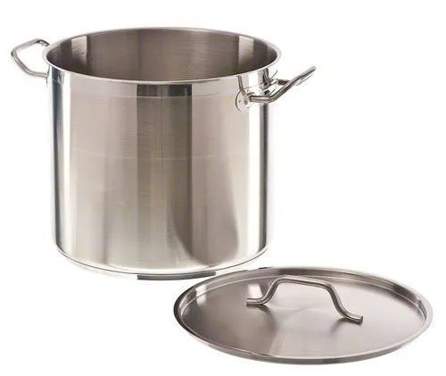 Combisteel Stainless Steel Midi Stock Pot With Lid 10 Litre - 7501.0050