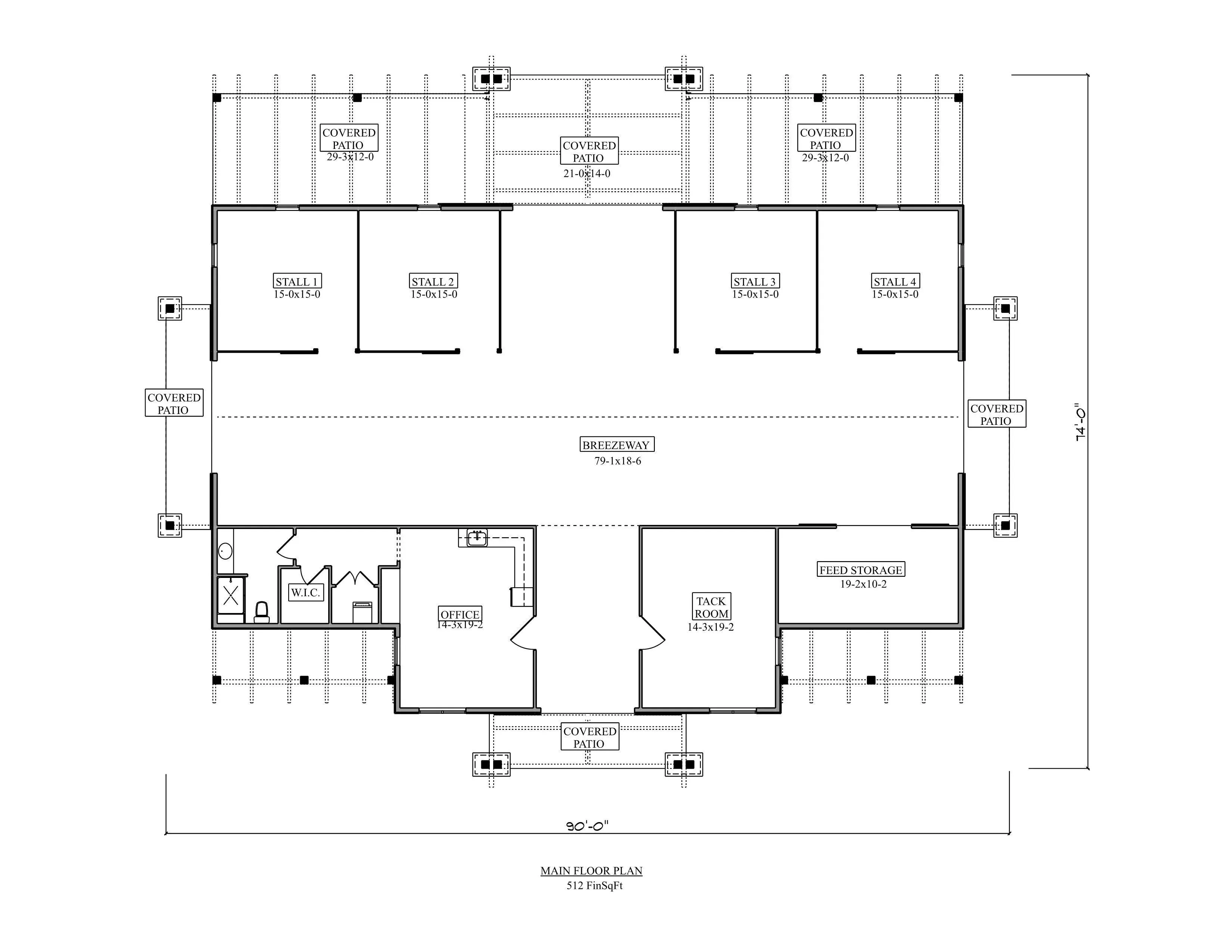 Compact 1-Bathroom Home with 512 sq ft of Practical Living