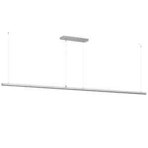 Continuum 94 in. LED Pendant Light Satin Aluminum Finish