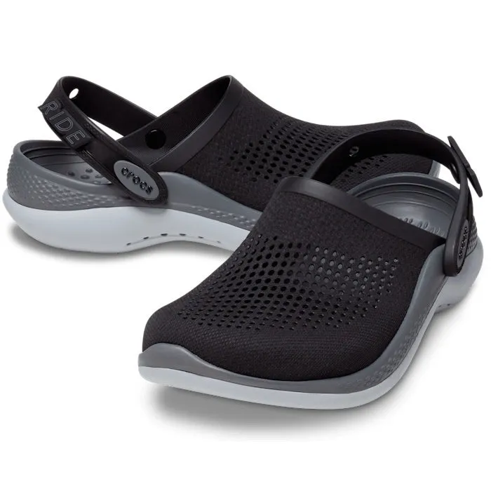 Crocs Womens & Mens LiteRide 360 Clog Black Slate