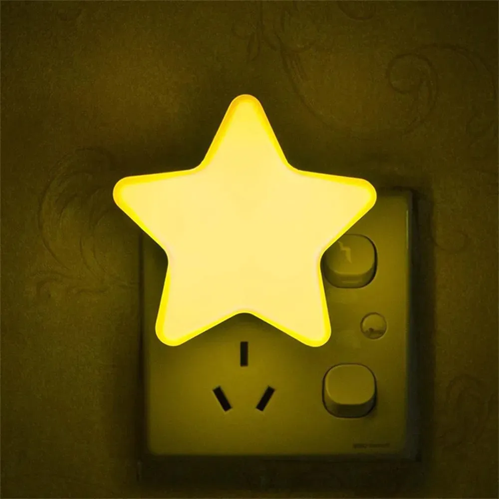 Cute Star LED Plug-in Night Light