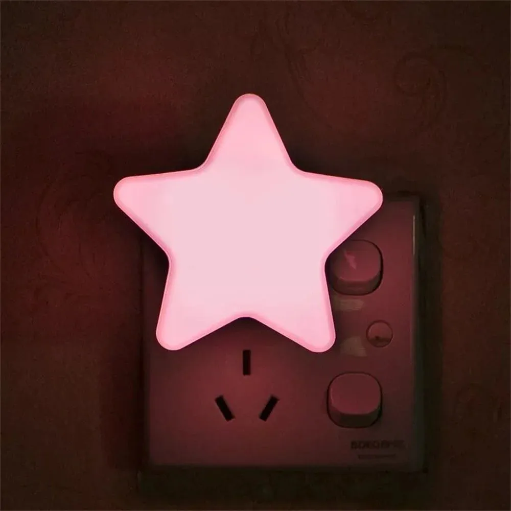 Cute Star LED Plug-in Night Light