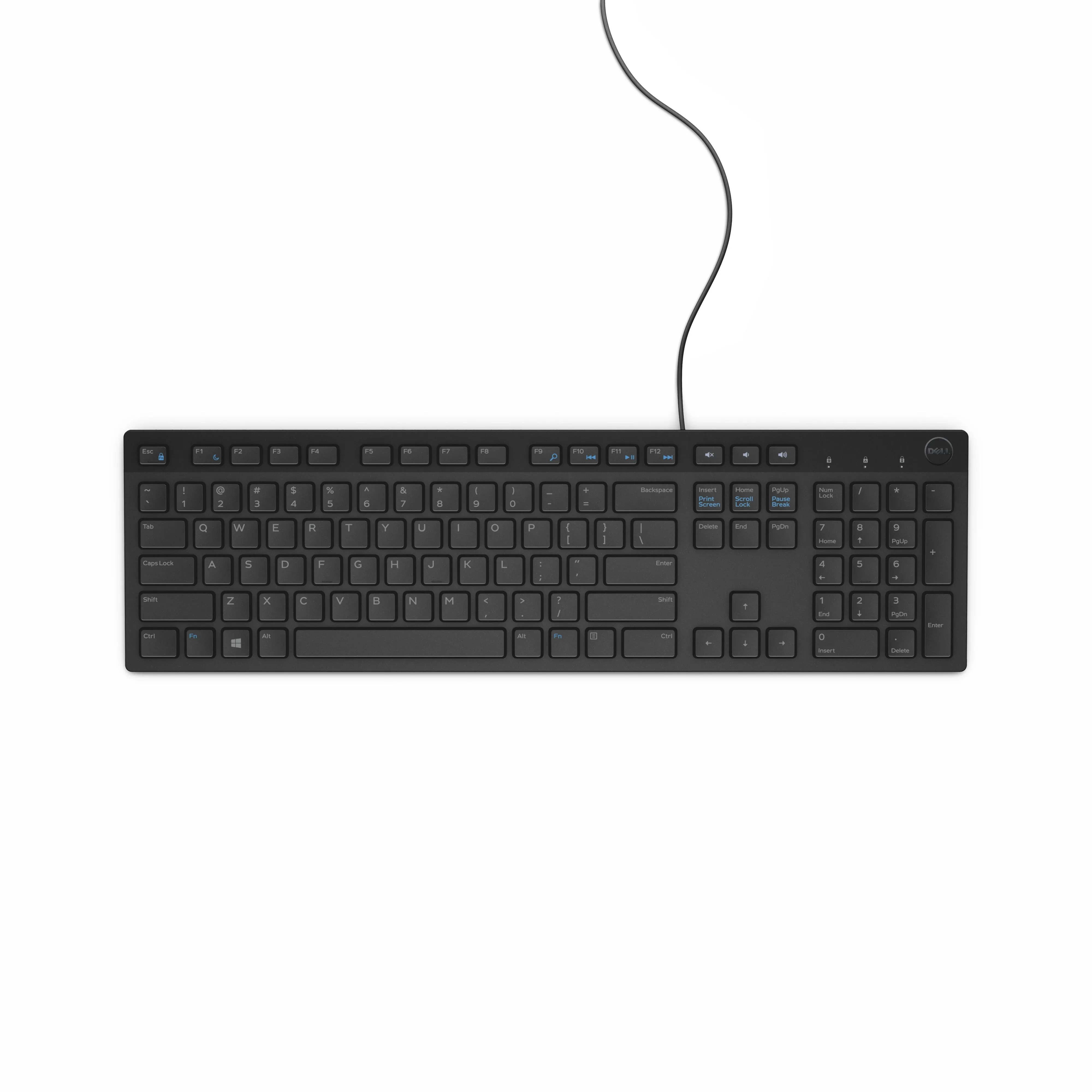 Dell Multimedia Keyboard Kb216 - Black