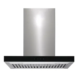 Euromaid 60cm Deluxe Flat Canopy Rangehood Stainless Steel RFT6