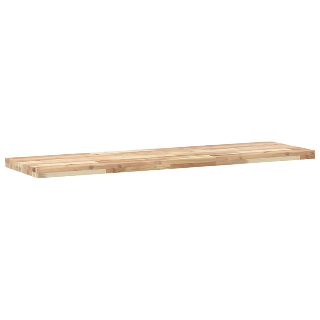 Floating Shelf 120x40x4 cm Untreated Solid Wood Acacia