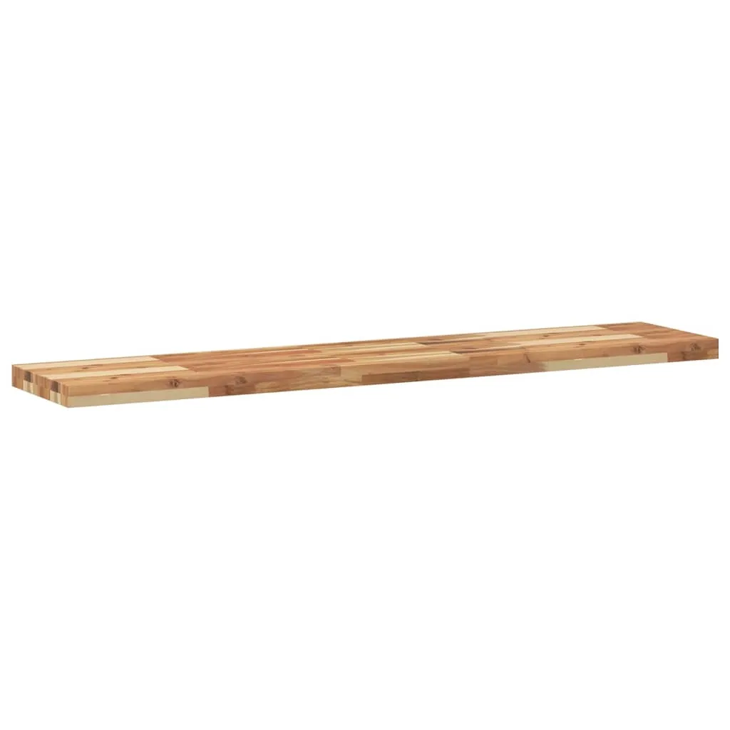 Floating Shelves 2 pcs 140x30x4 cm Oil Finished Solid Wood Acacia