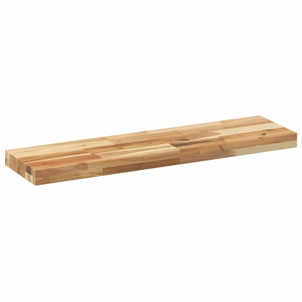 Floating Shelves 3 pcs 80x20x4 cm Oil Finished Solid Wood Acacia