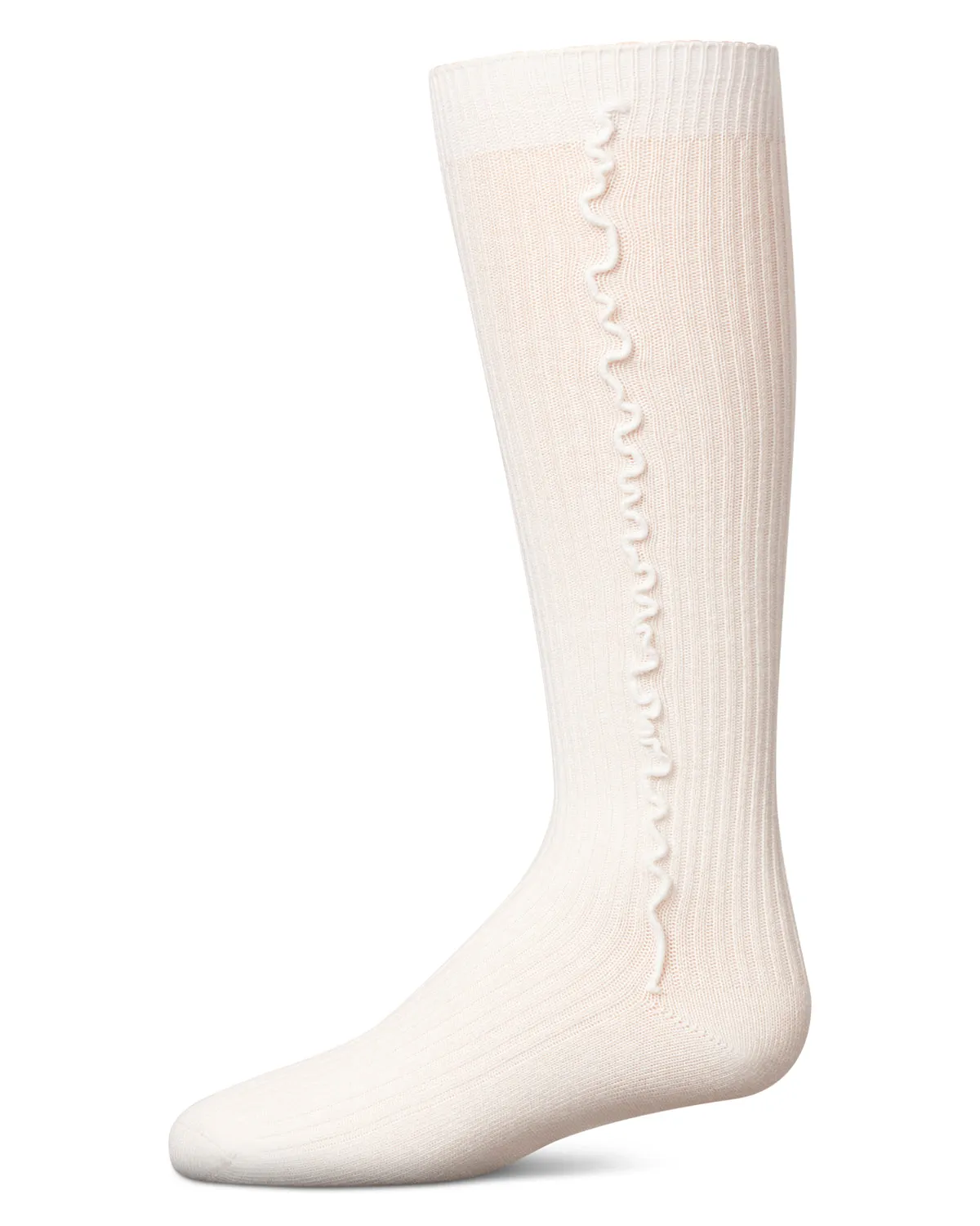 Girls' Wavy Line Dress Socks