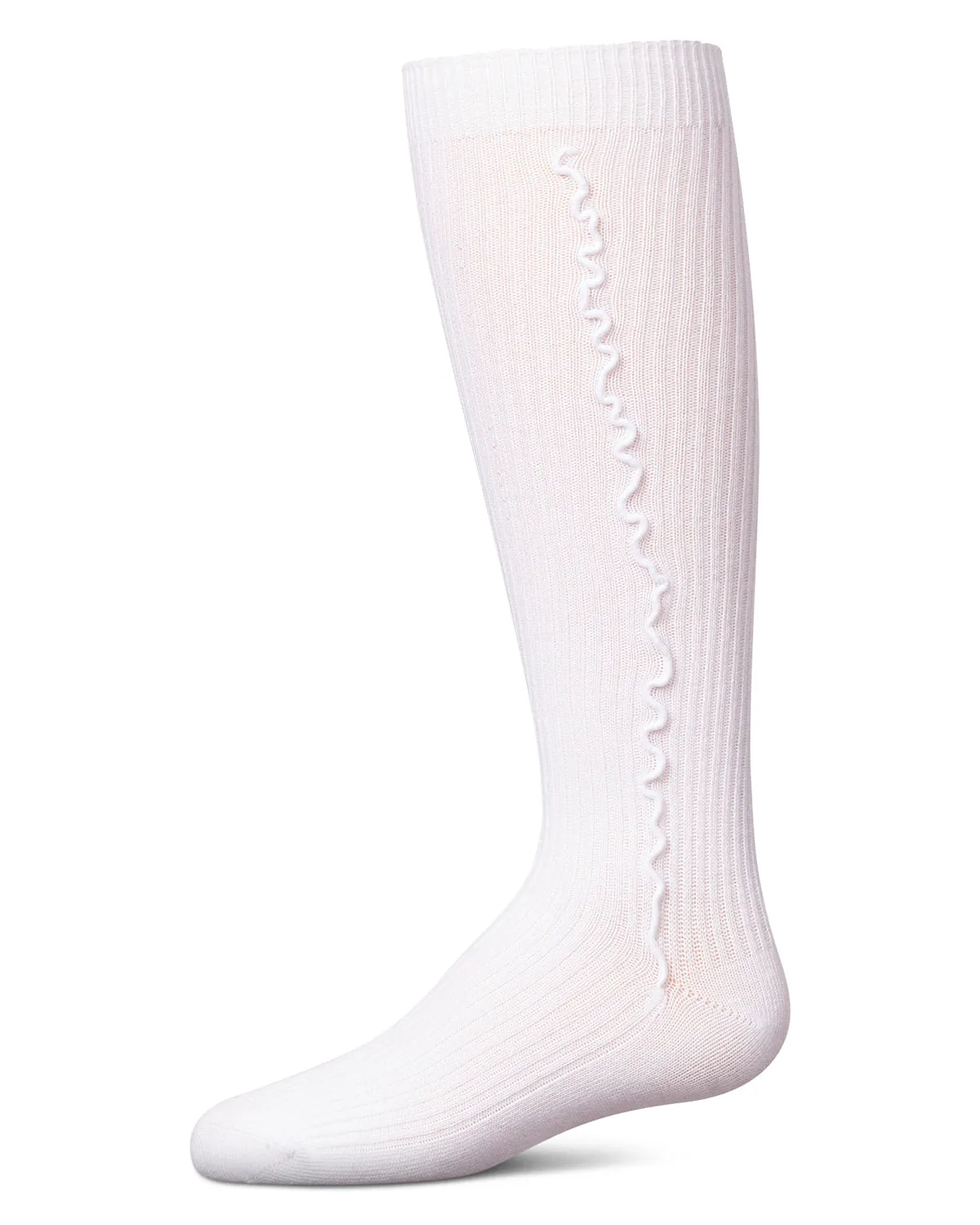 Girls' Wavy Line Dress Socks