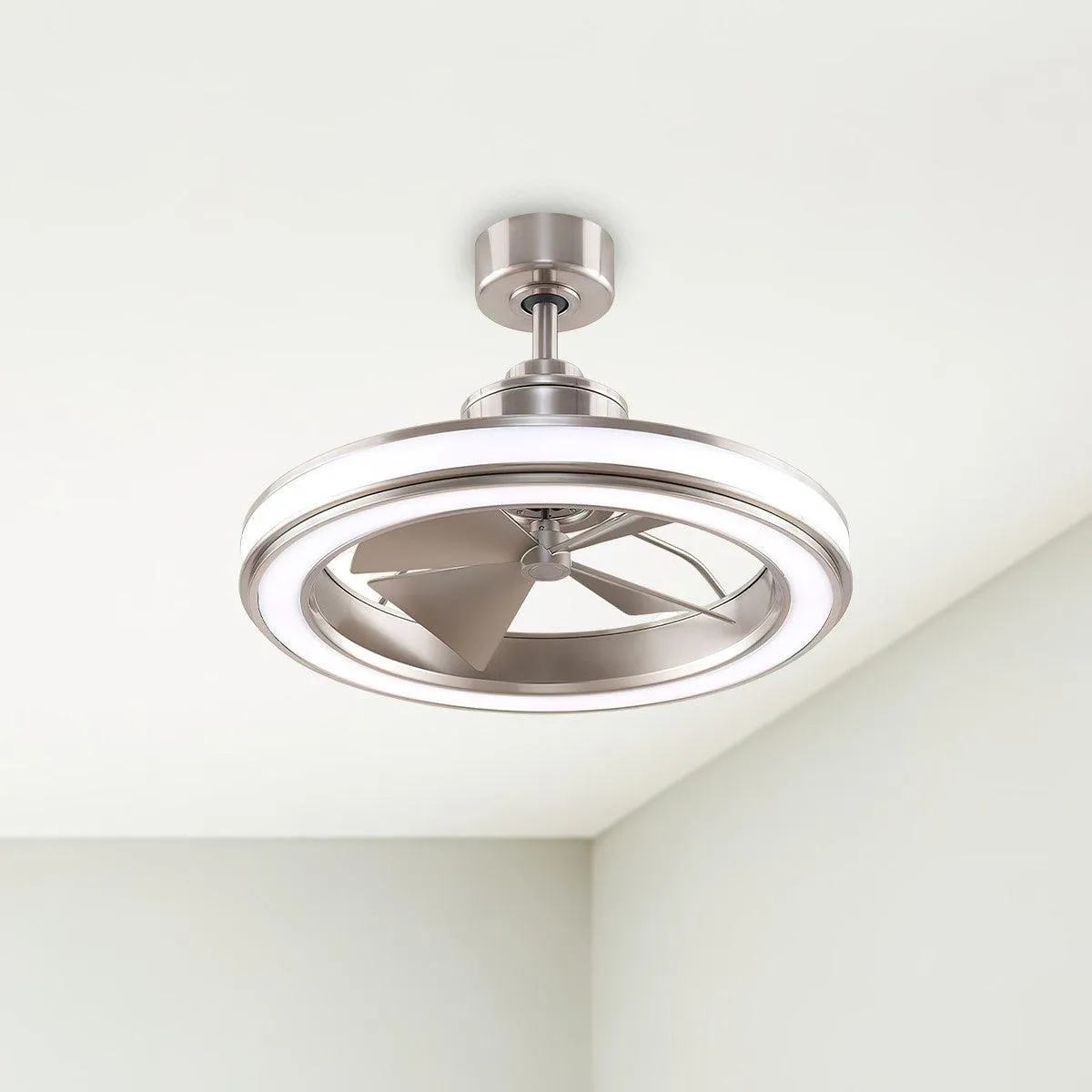 Gleam 24" Modern Chandelier Ceiling Fan