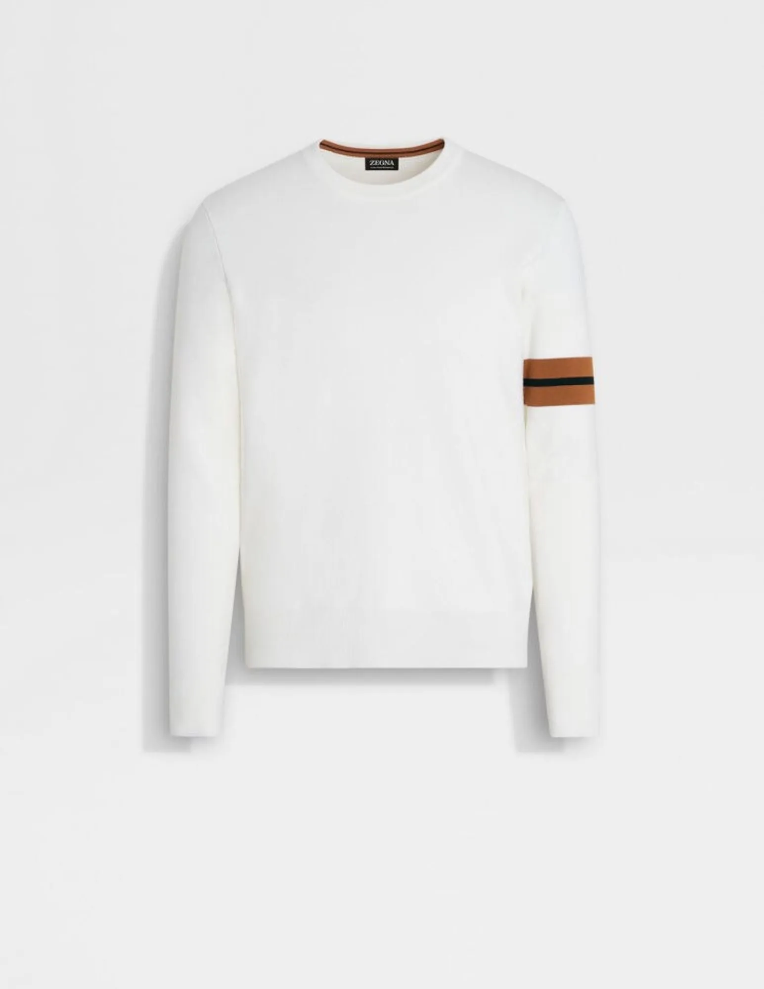 High Performance Wool Crewneck | White