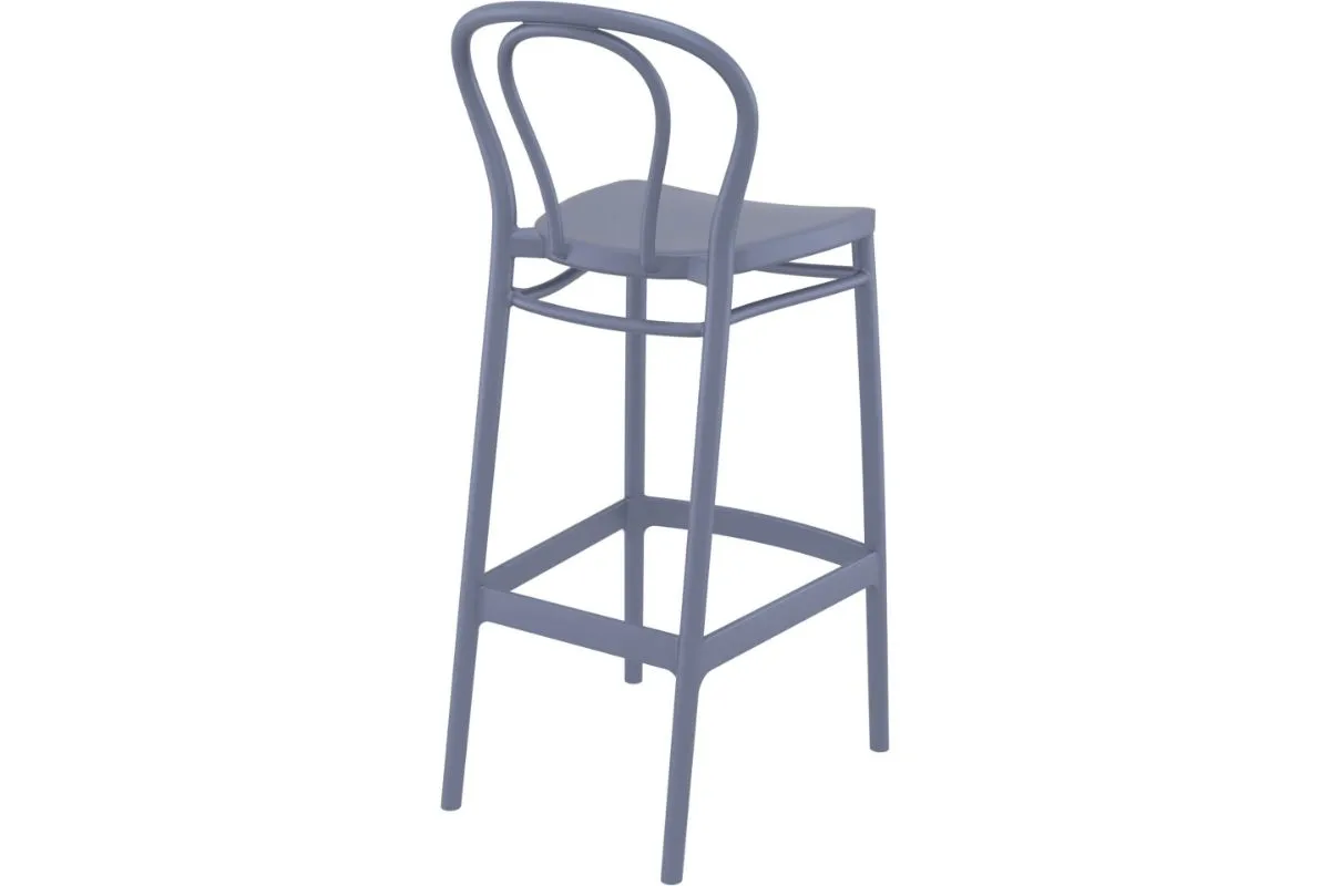 Hospitality Plus Victor Bar Stool - 750mm Seat Height [1060H x 450W]