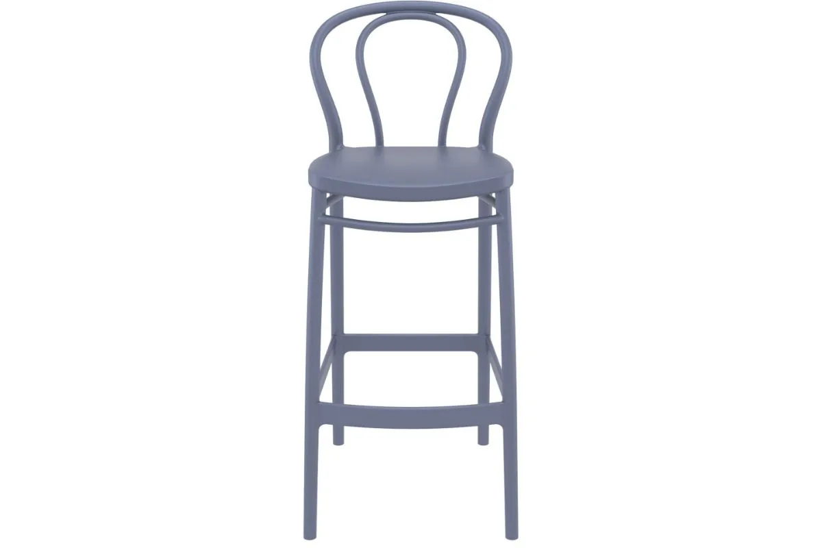 Hospitality Plus Victor Bar Stool - 750mm Seat Height [1060H x 450W]