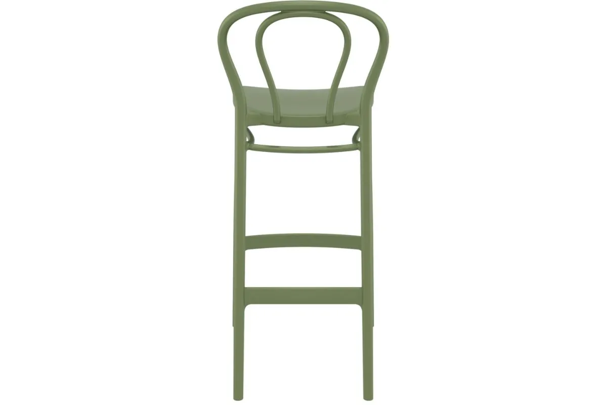 Hospitality Plus Victor Bar Stool - 750mm Seat Height [1060H x 450W]