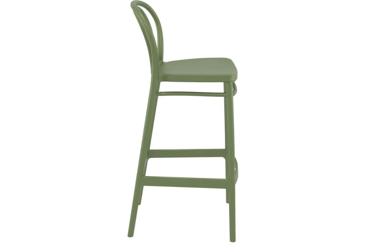 Hospitality Plus Victor Bar Stool - 750mm Seat Height [1060H x 450W]