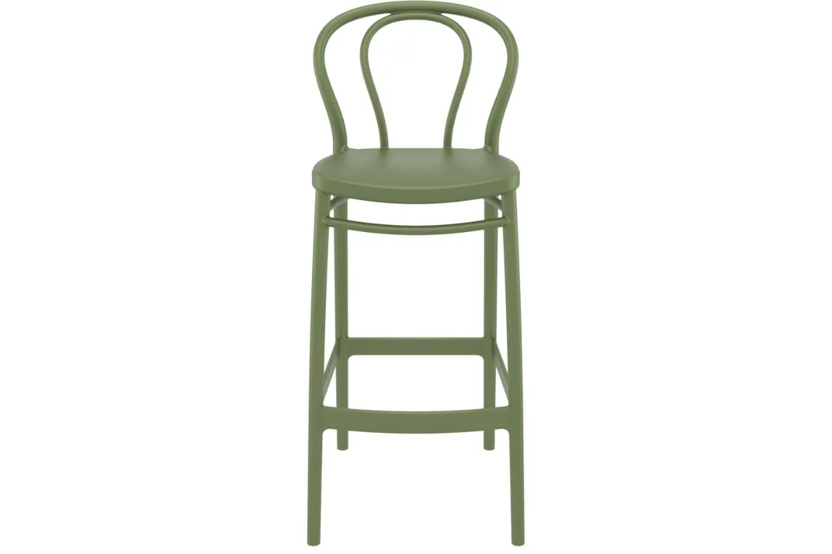 Hospitality Plus Victor Bar Stool - 750mm Seat Height [1060H x 450W]