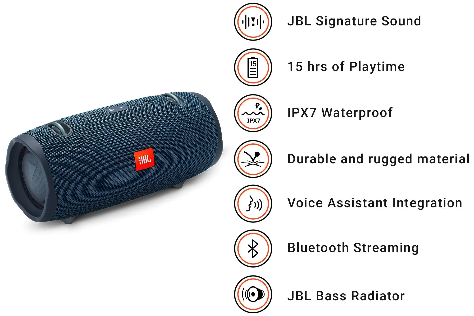 JBL Xtreme 2 Waterproof portable Bluetooth speaker  - Blue