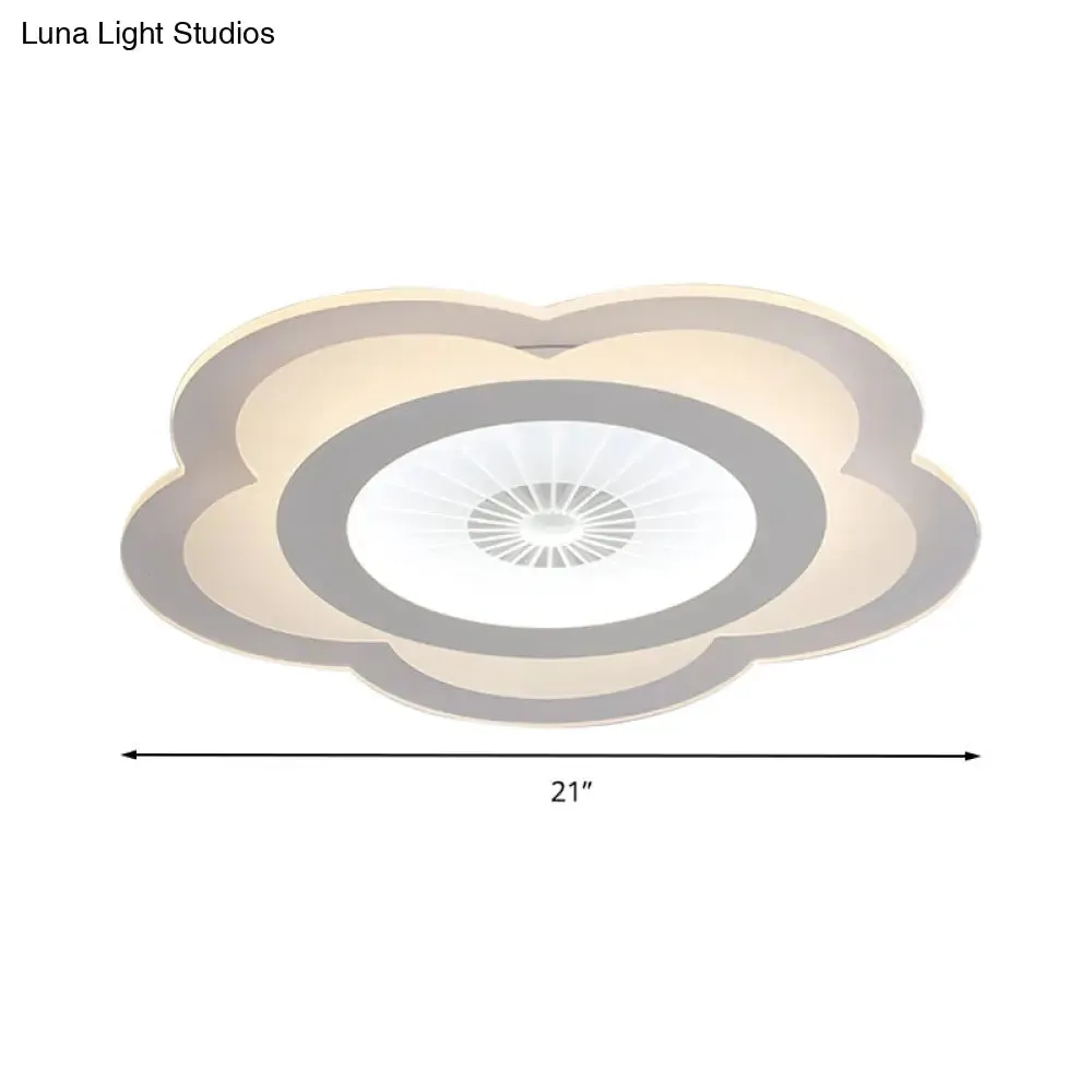 Kids LED Flower Ceiling Light for Study Room - Energy-Efficient and Eye-Caring