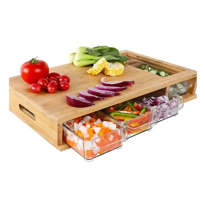 Kitchen Rectangular Large Drawer Type Cutting Board