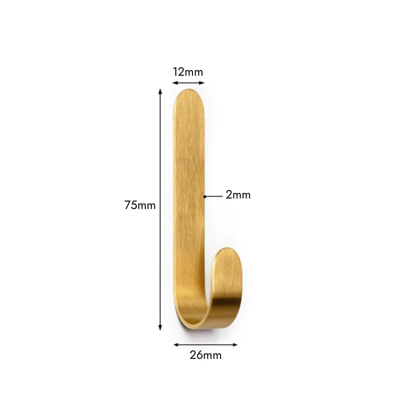 KURVER Brass Hook Set