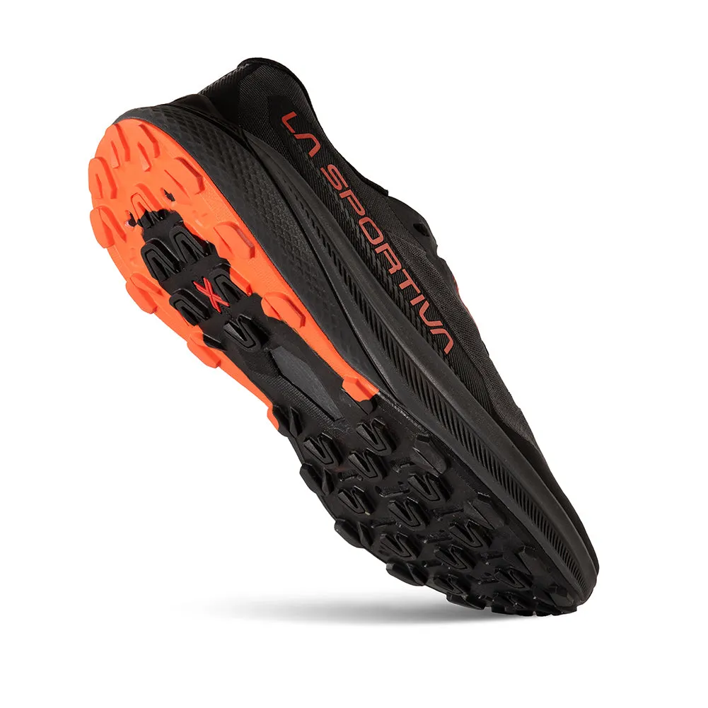 La Sportiva Prodigio Color: Carbon/Cherry Tomato