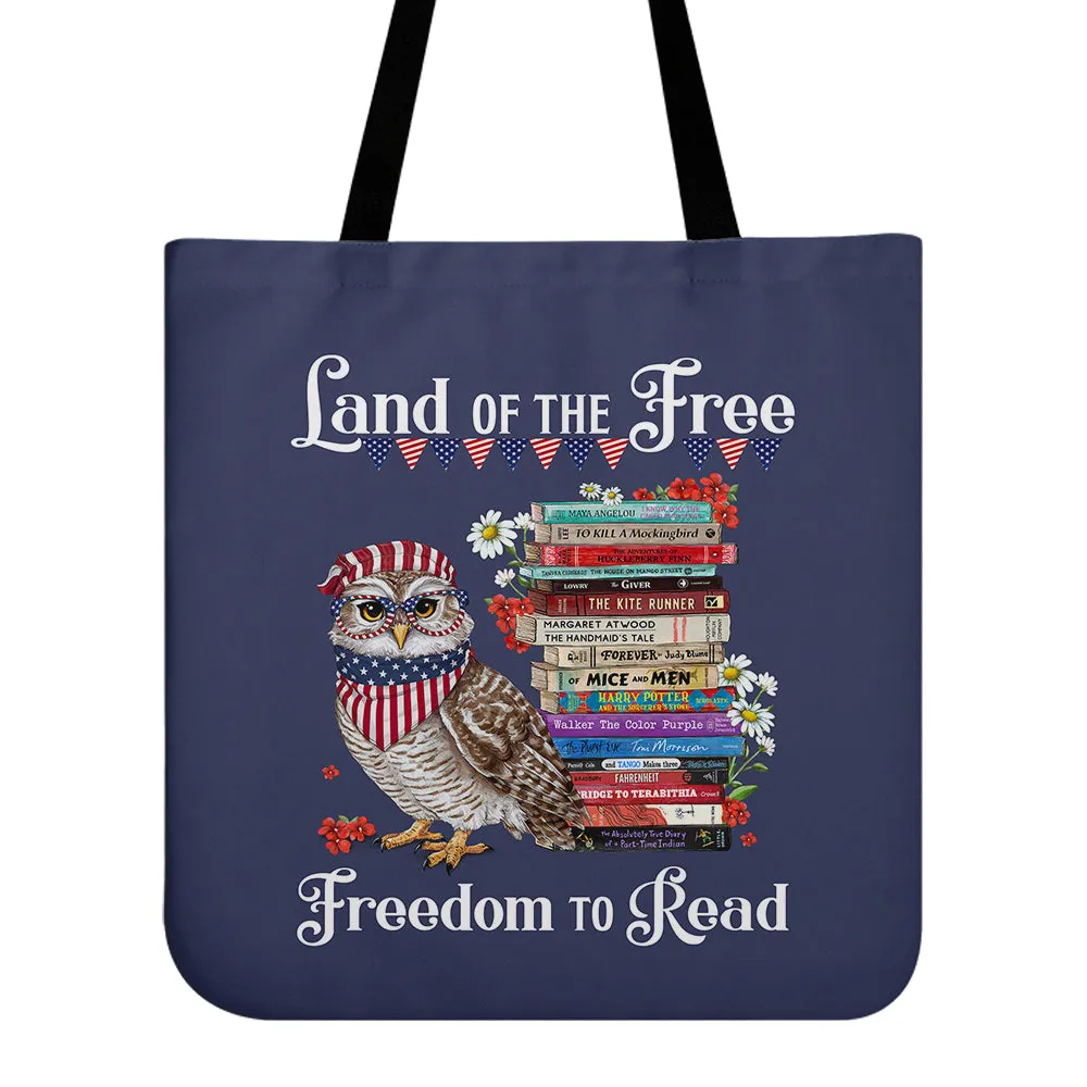 Land Of The Free Book Lovers Gift TBF532