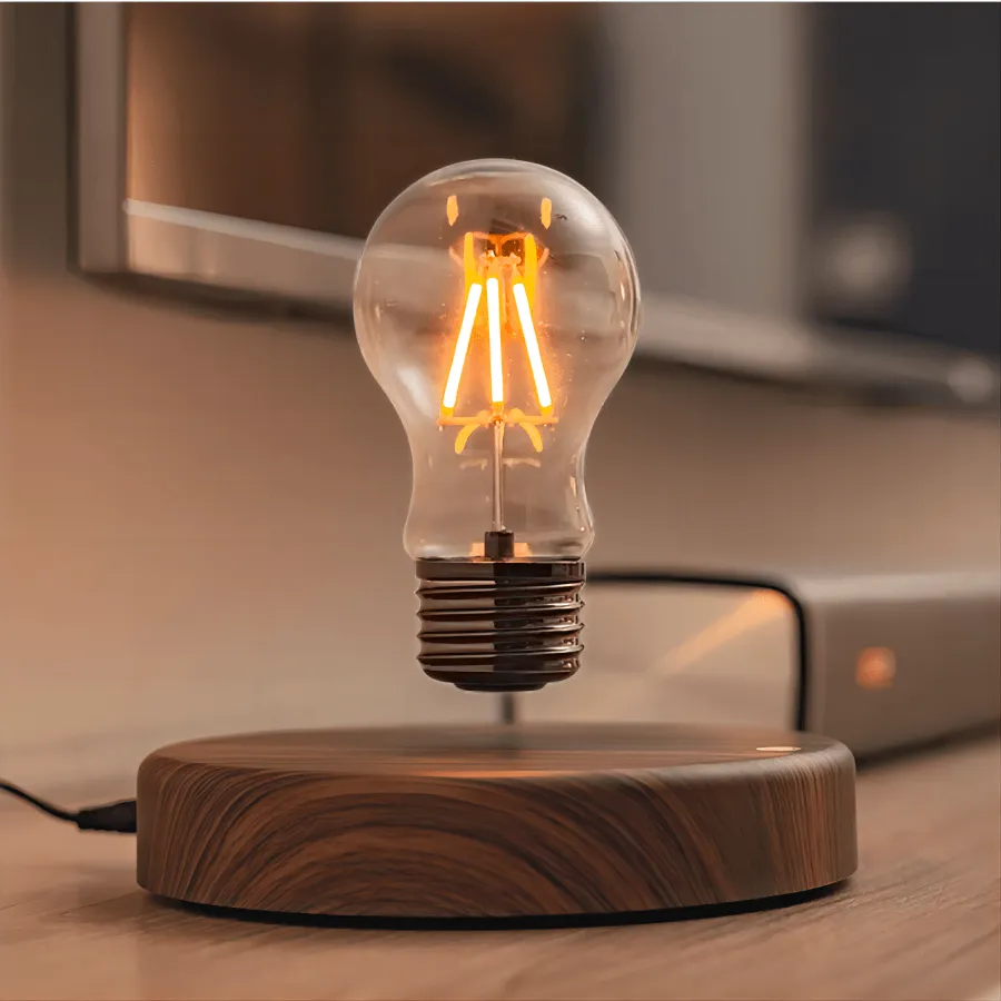 Levitating Bulb Light