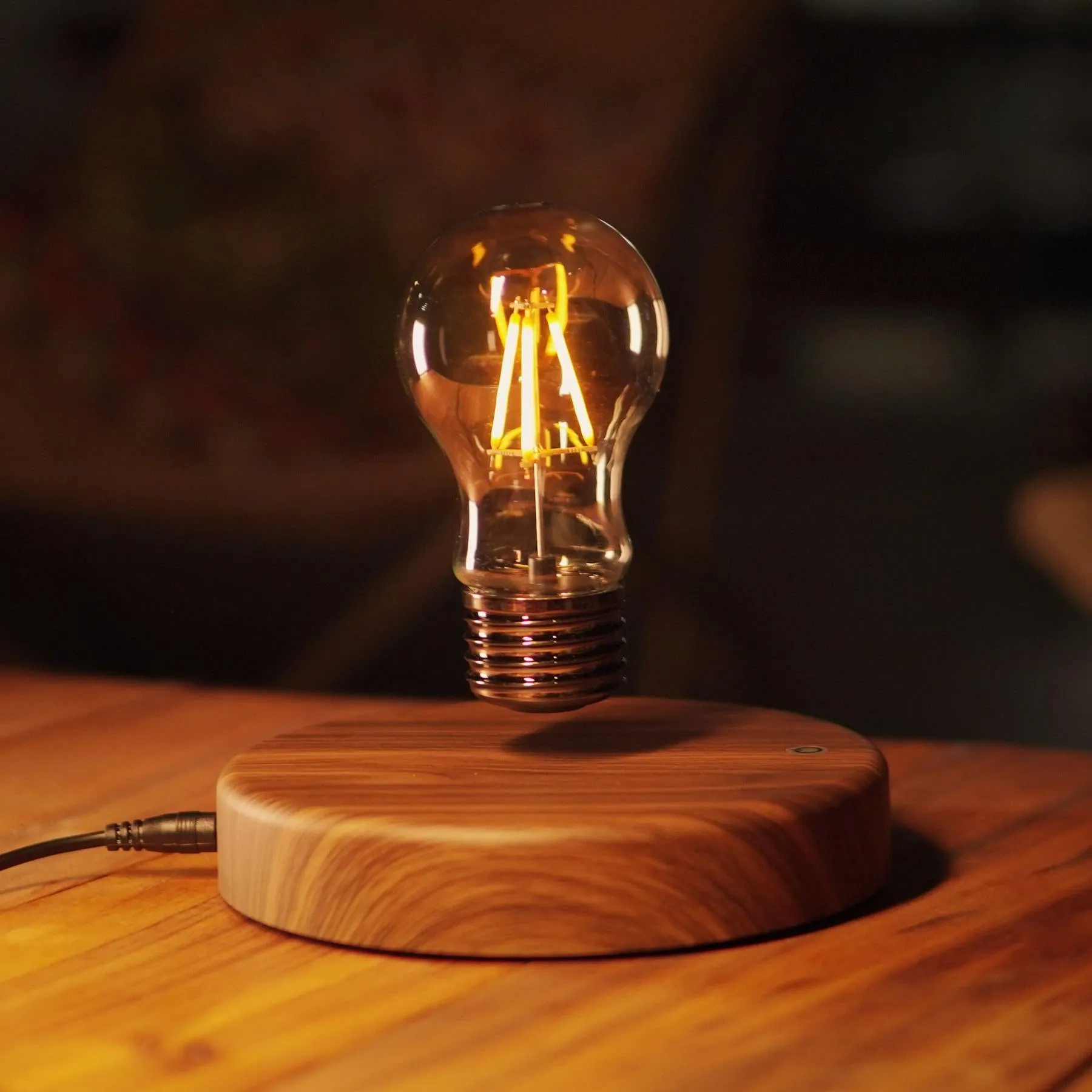 Levitating Bulb Light