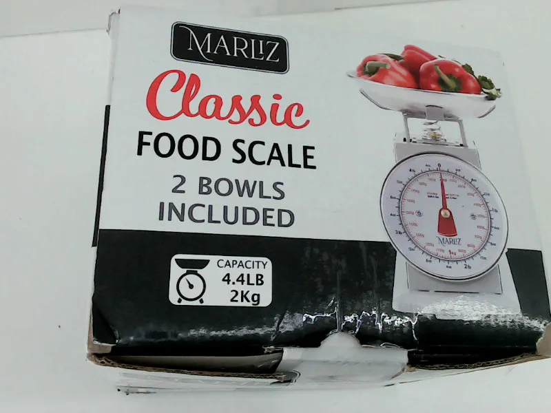 MARLIZ Classic Analog Food Scale with Dual Bowls