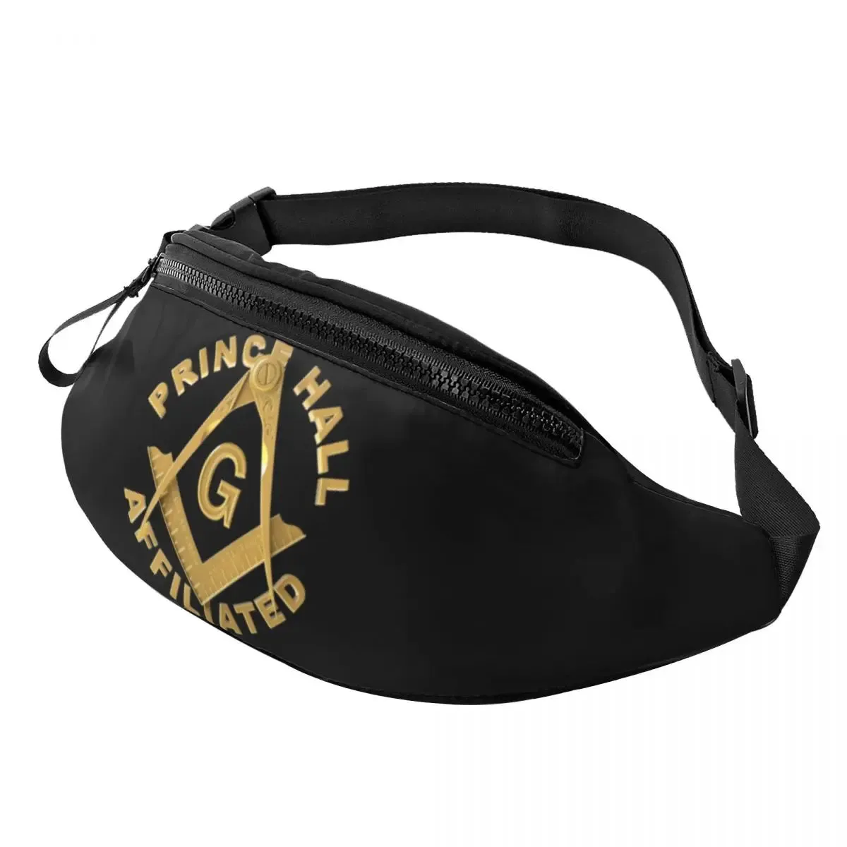 Master Mason Blue Lodge Sling Bag - Gold Prince Hall Affiliated Design