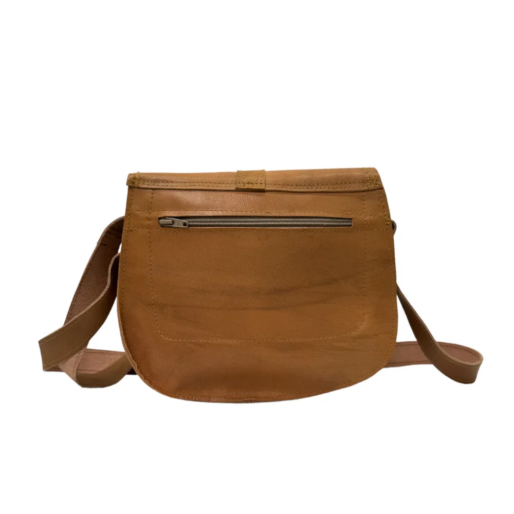 Medium Tan Soft Leather Purse | Brown