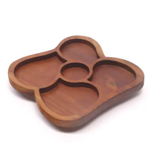 Melding Circles Wooden Platter