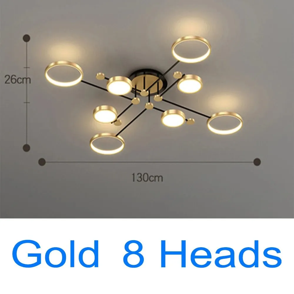 Modern LED Pendant Light With Remote Control